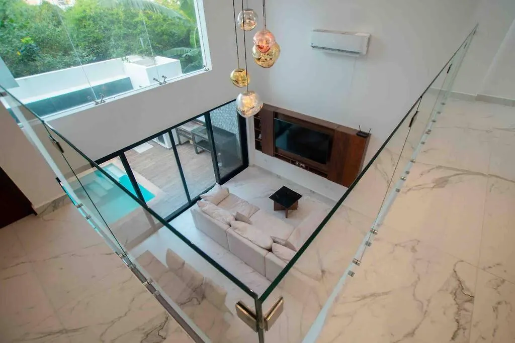 Casa Moderna De 4 Pisos Con Rooftop Vista Al Mar Isla Mujeres
